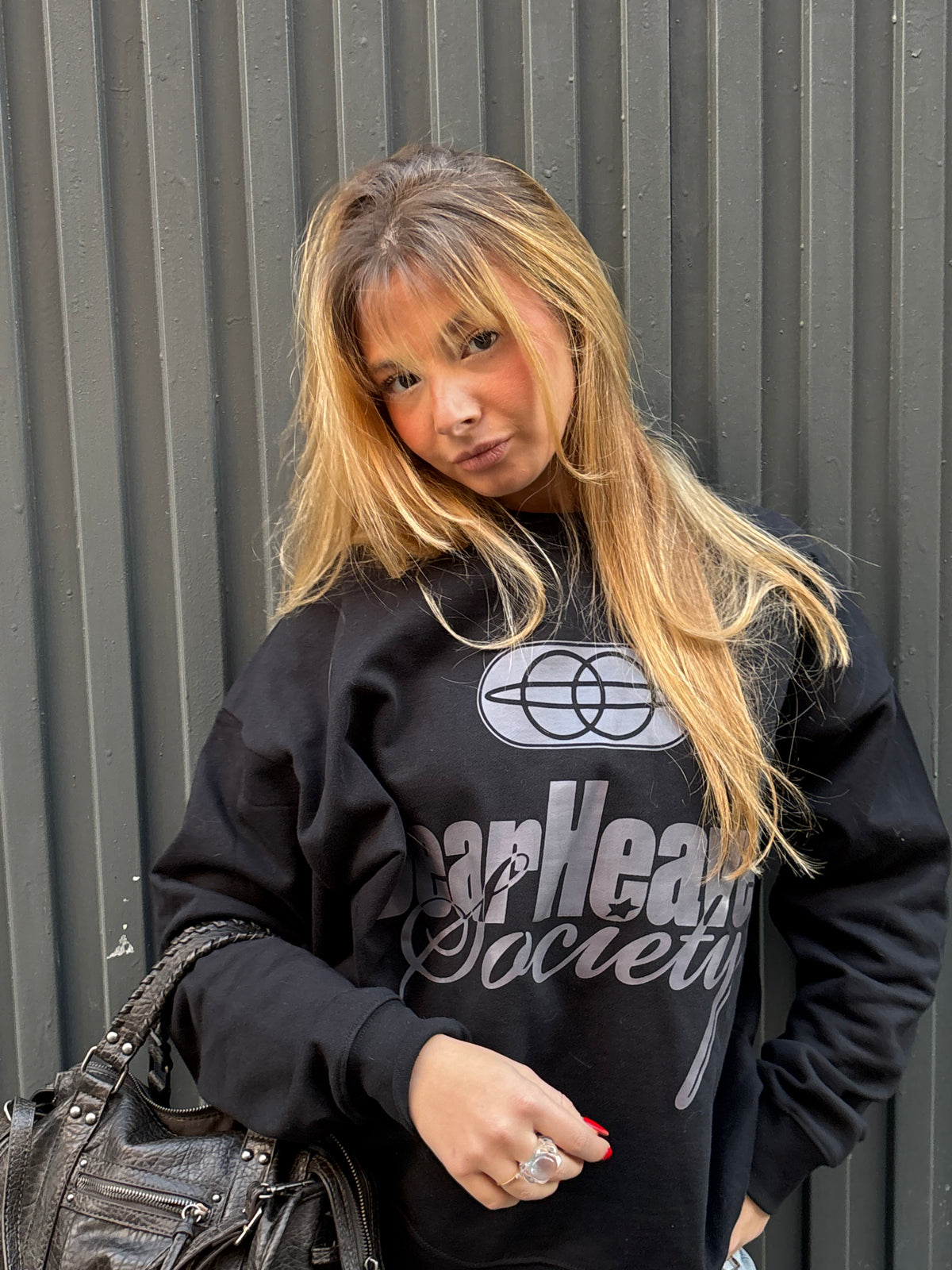 SUDADERA SOCIETY NEGRA