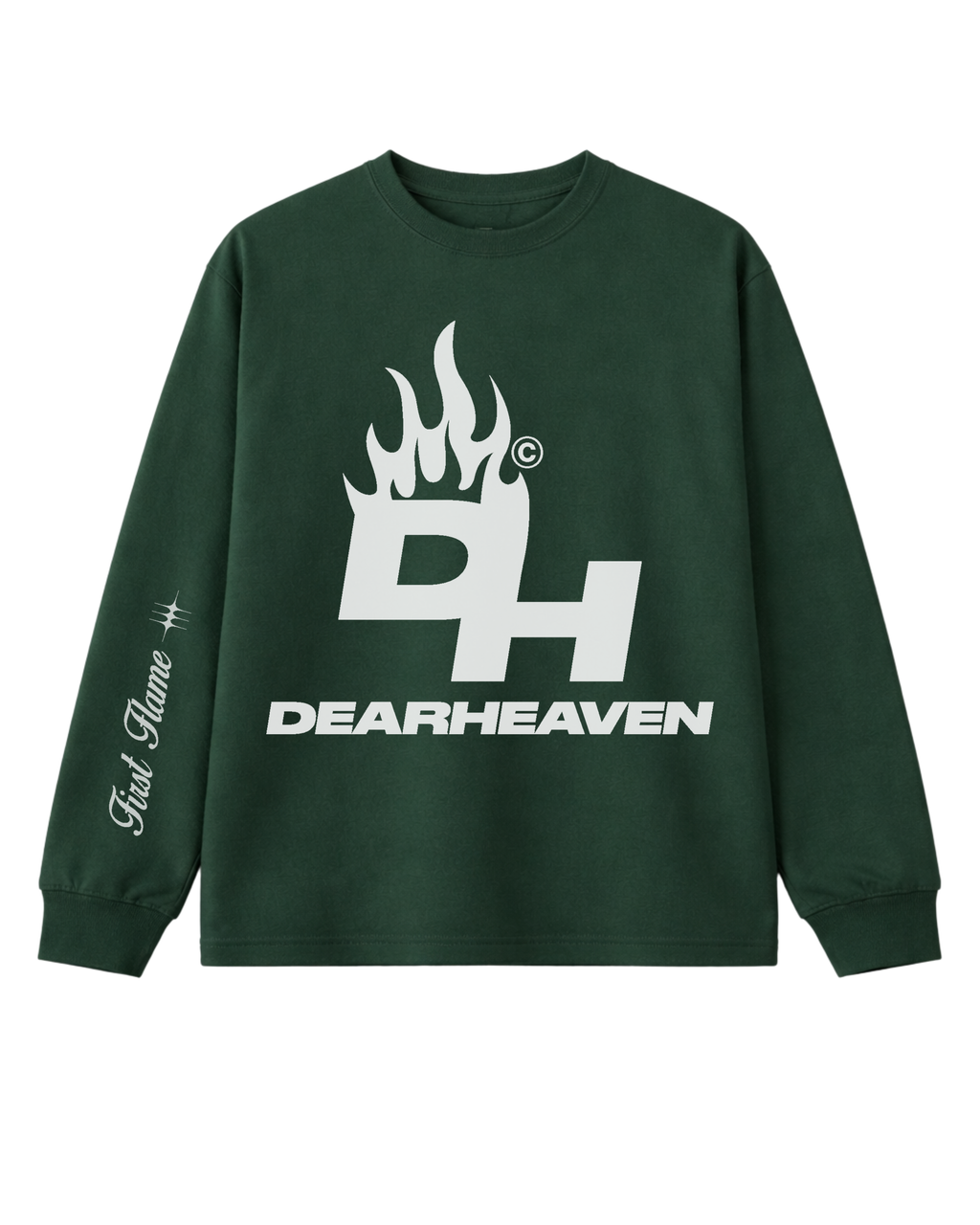 FIRST FLAME GREEN LONG SLEEVE