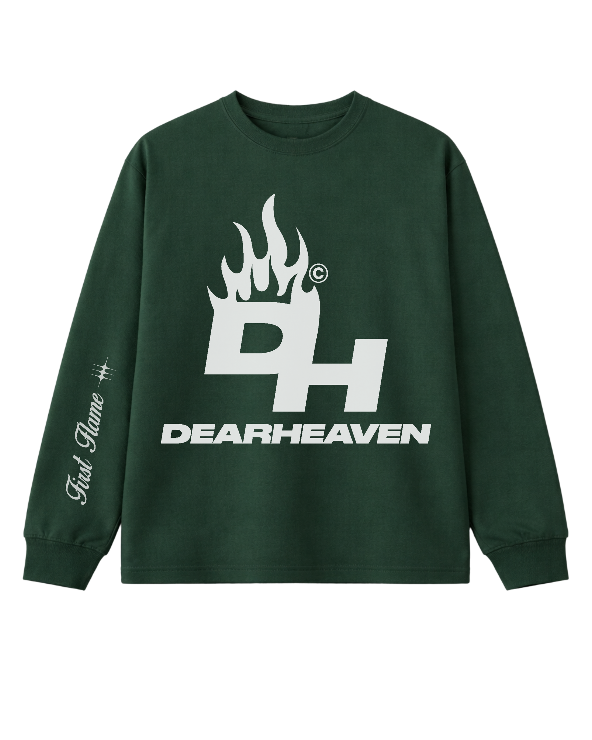 CAMISETA MANGA LARGA FIRST FLAME VERDE