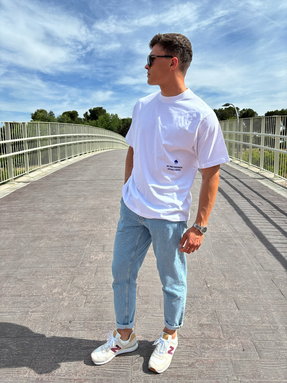 CAMISETA TAKE YOUR TIME BLANCA