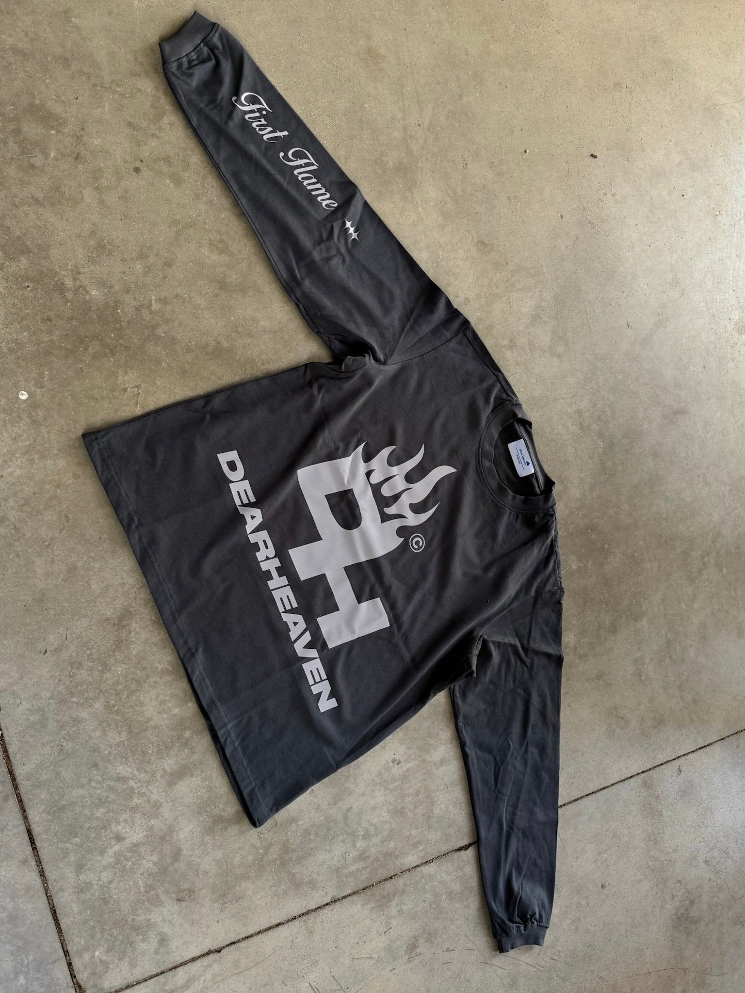 FIRST FLAME GREY LONG SLEEVE
