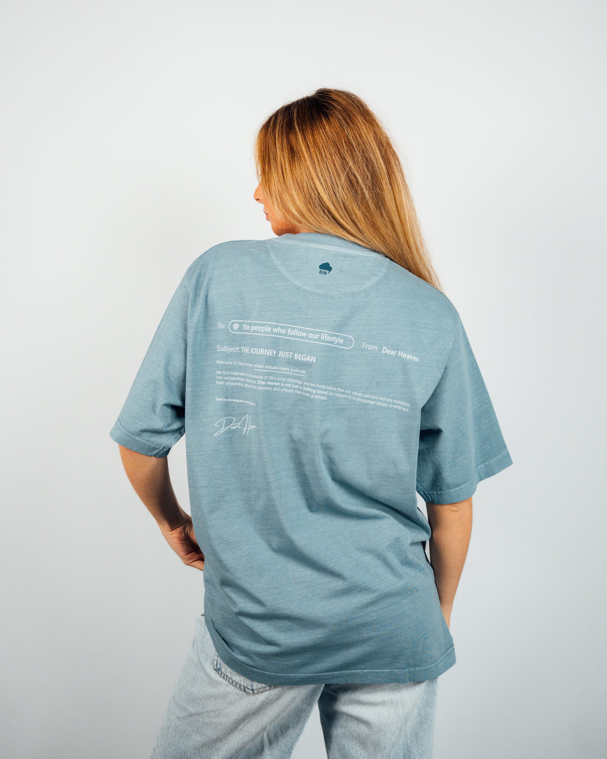 THE JOURNEY JUST BEGAN BLUE T-SHIRT