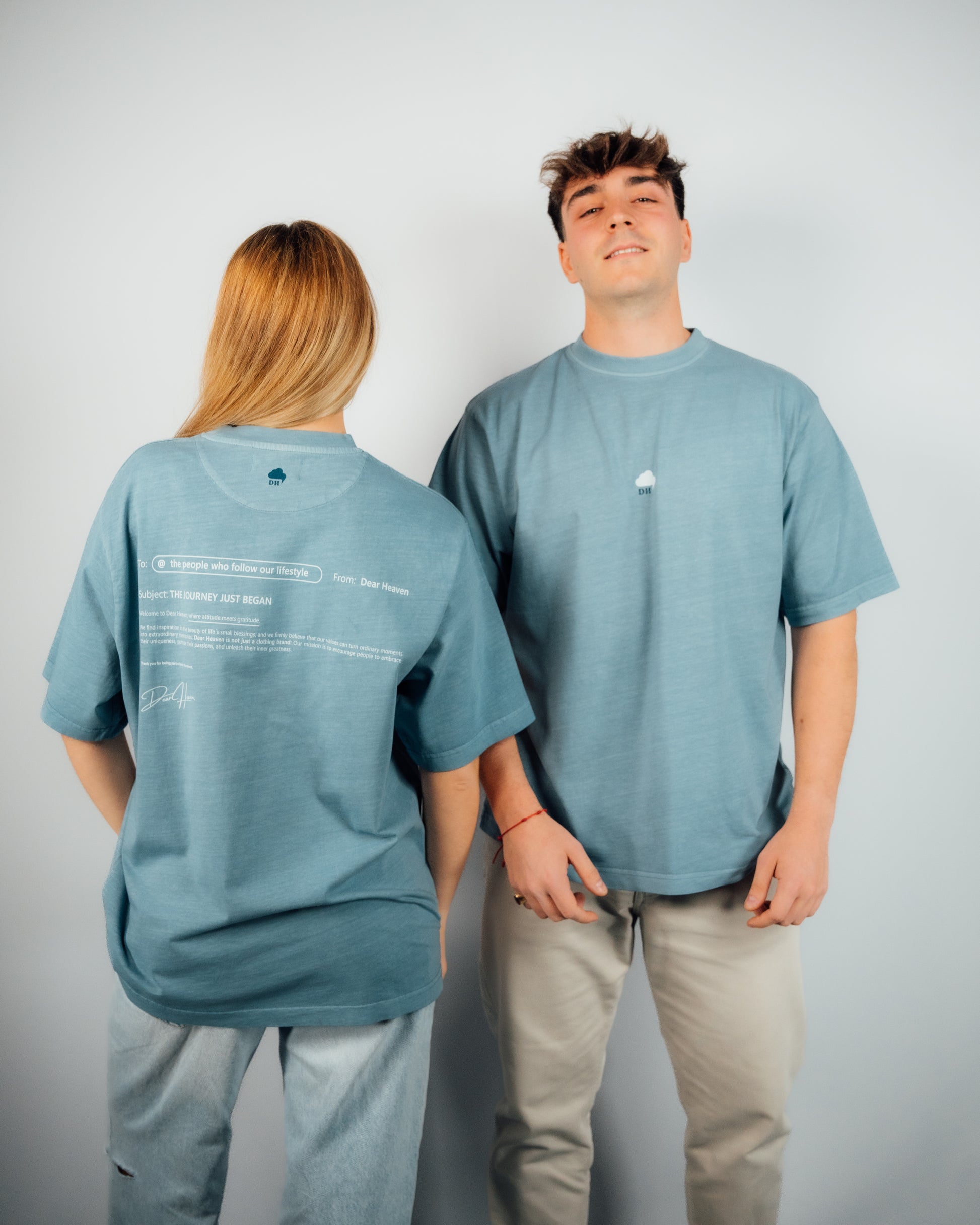 THE JOURNEY JUST BEGAN BLUE T-SHIRT