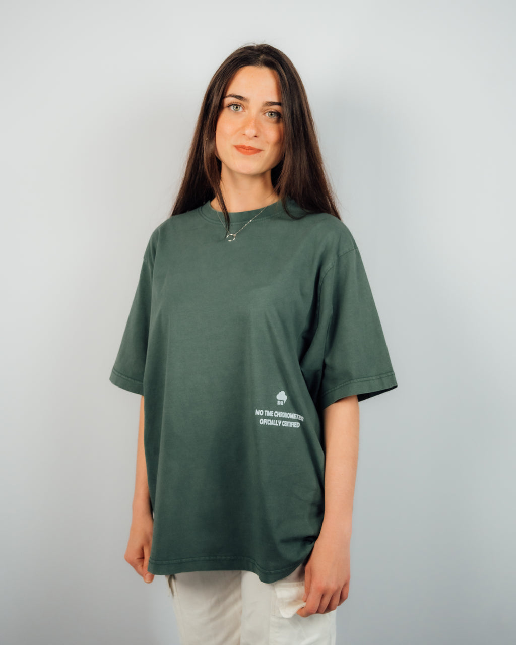 TAKE YOUR TIME GREEN T-SHIRT