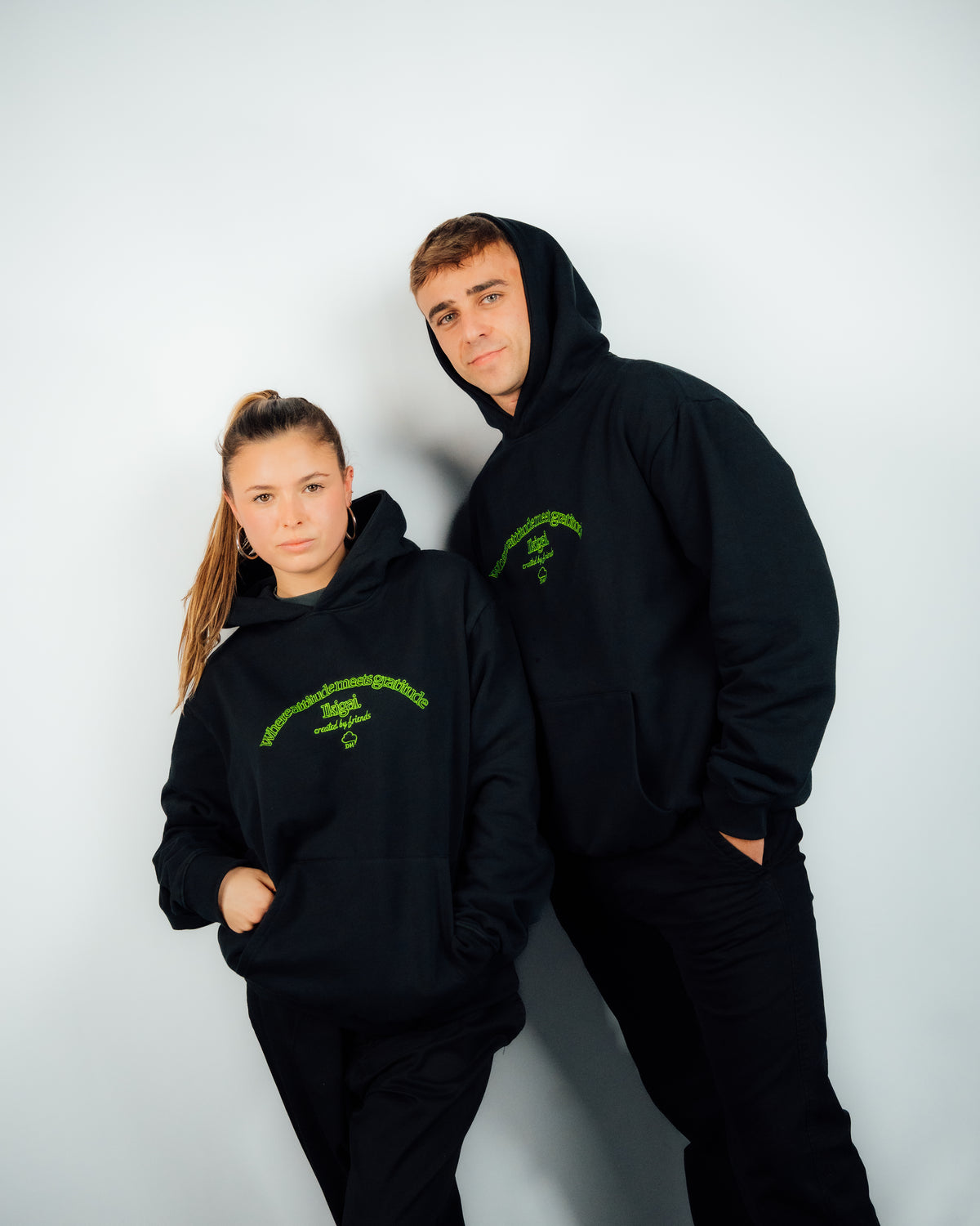 SUDADERA IKIGAI NEGRA