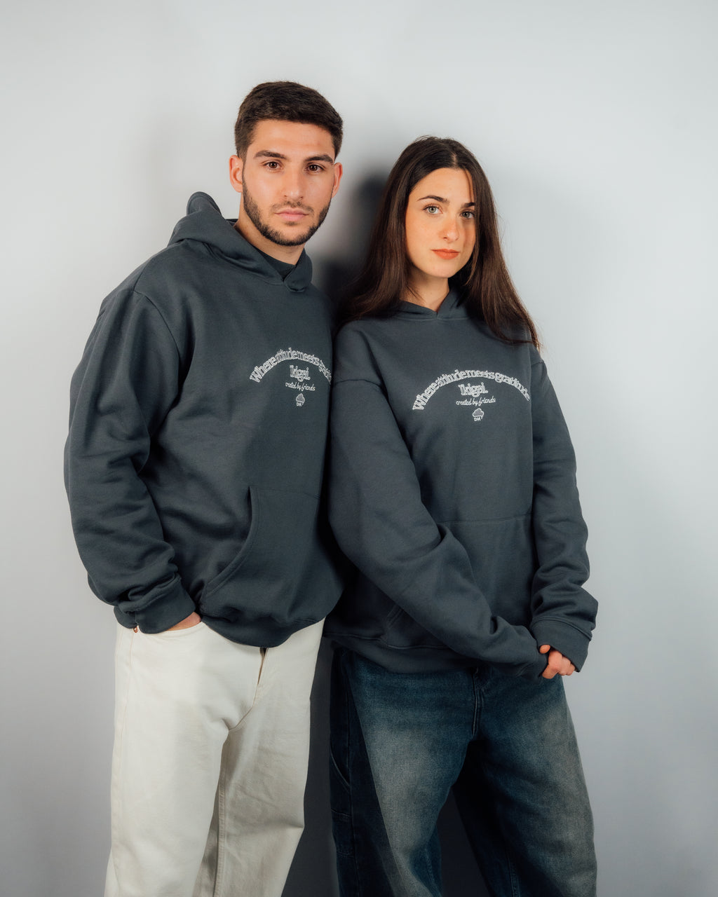 IKIGAI GREY HOODIE