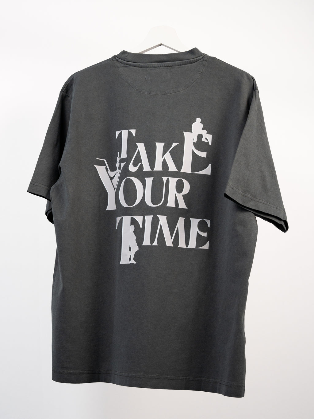 TAKE YOUR TIME GREY T-SHIRT