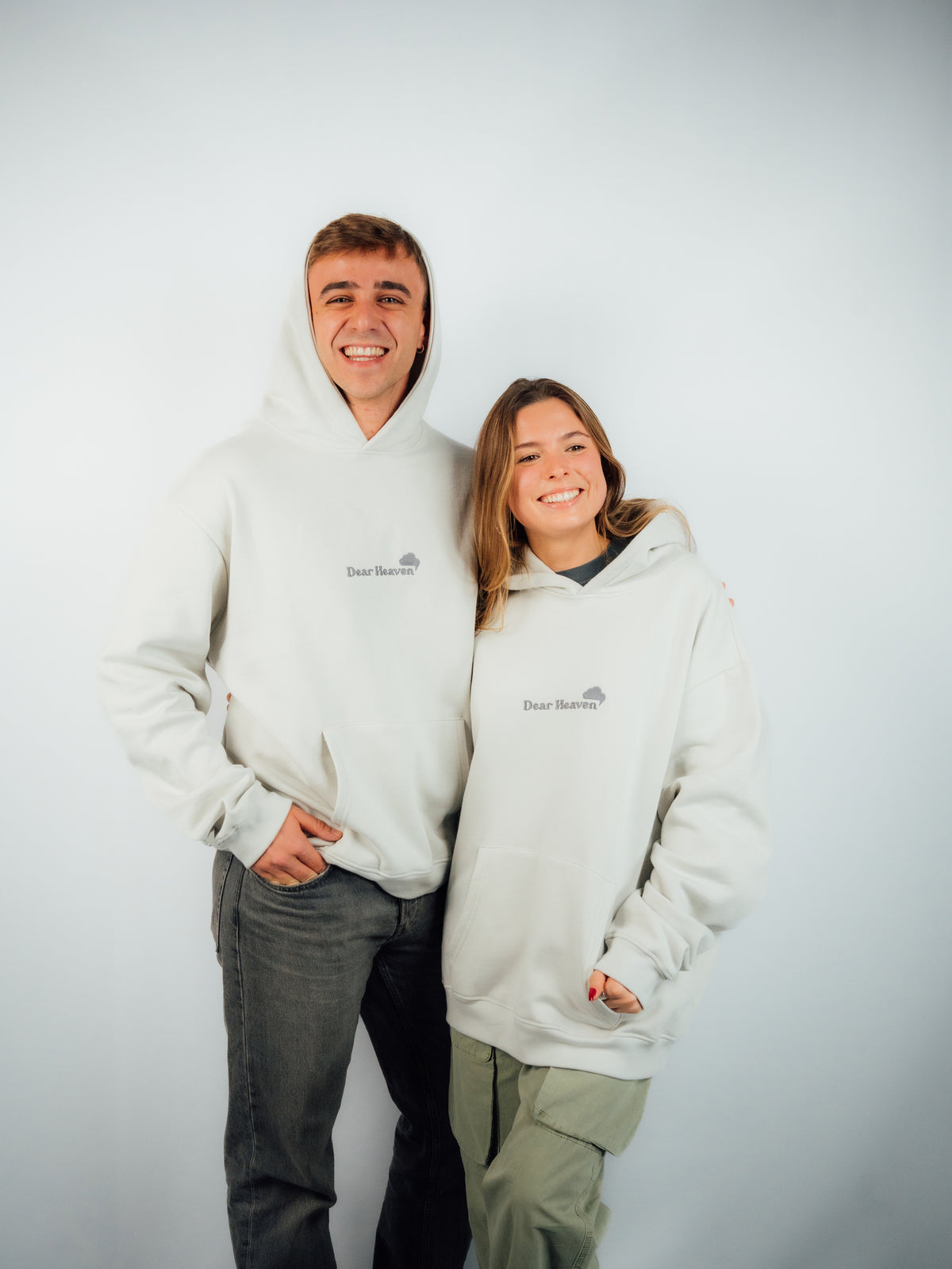 SUDADERA STARTING WITH THE BASIC BLANCA