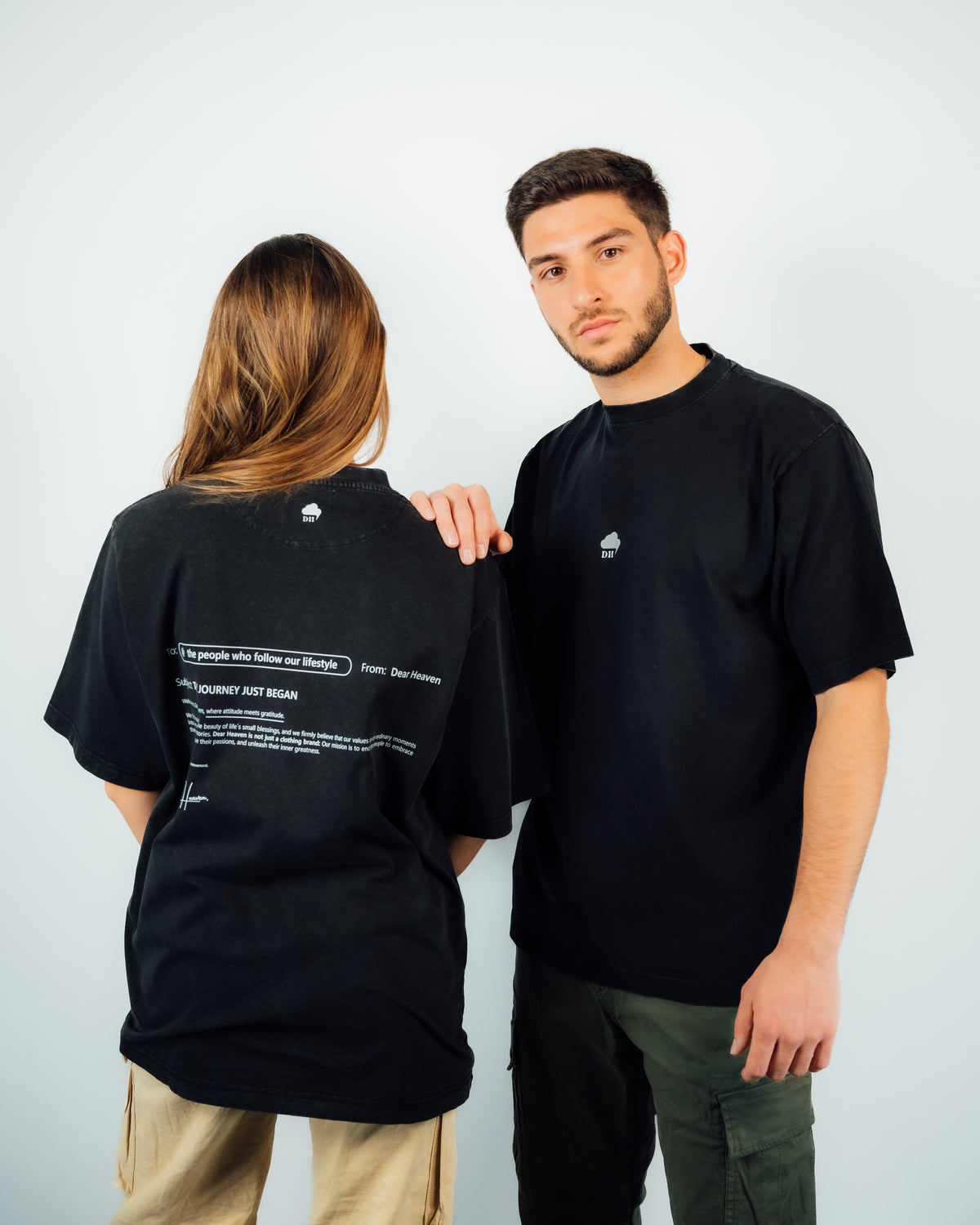CAMISETA THE JOURNEY JUST BEGAN NEGRA