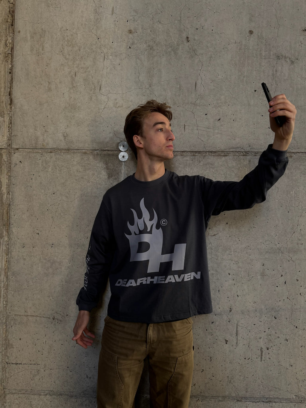 FIRST FLAME GREY LONG SLEEVE