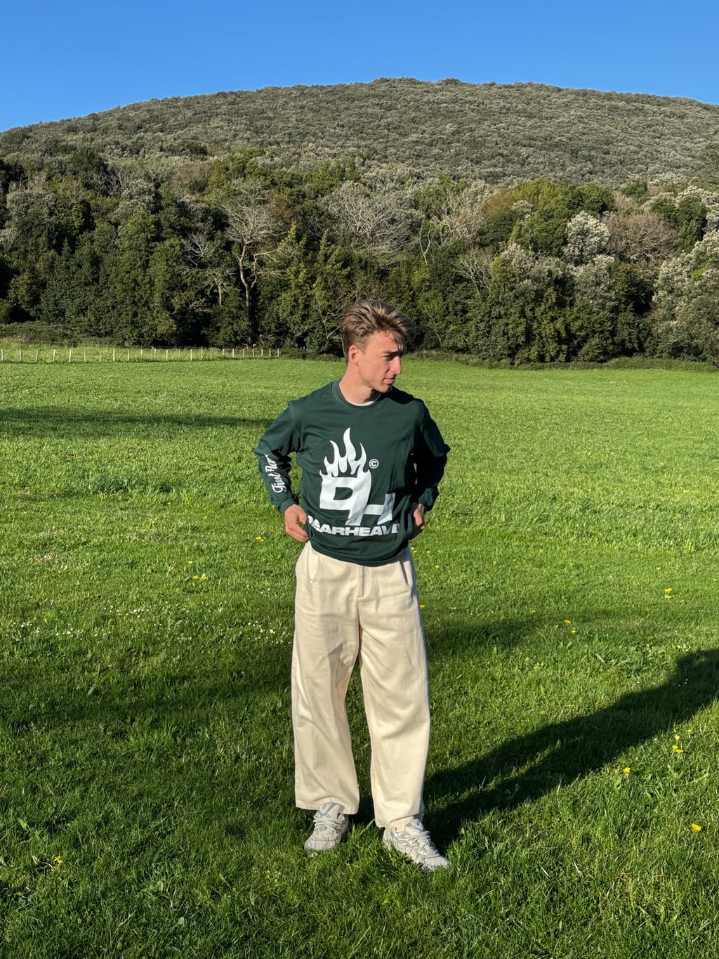 FIRST FLAME GREEN LONG SLEEVE