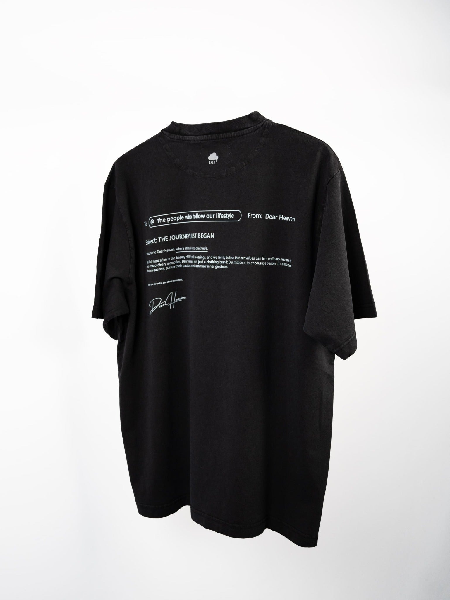 THE JOURNEY JUST BEGAN DARK T-SHIRT
