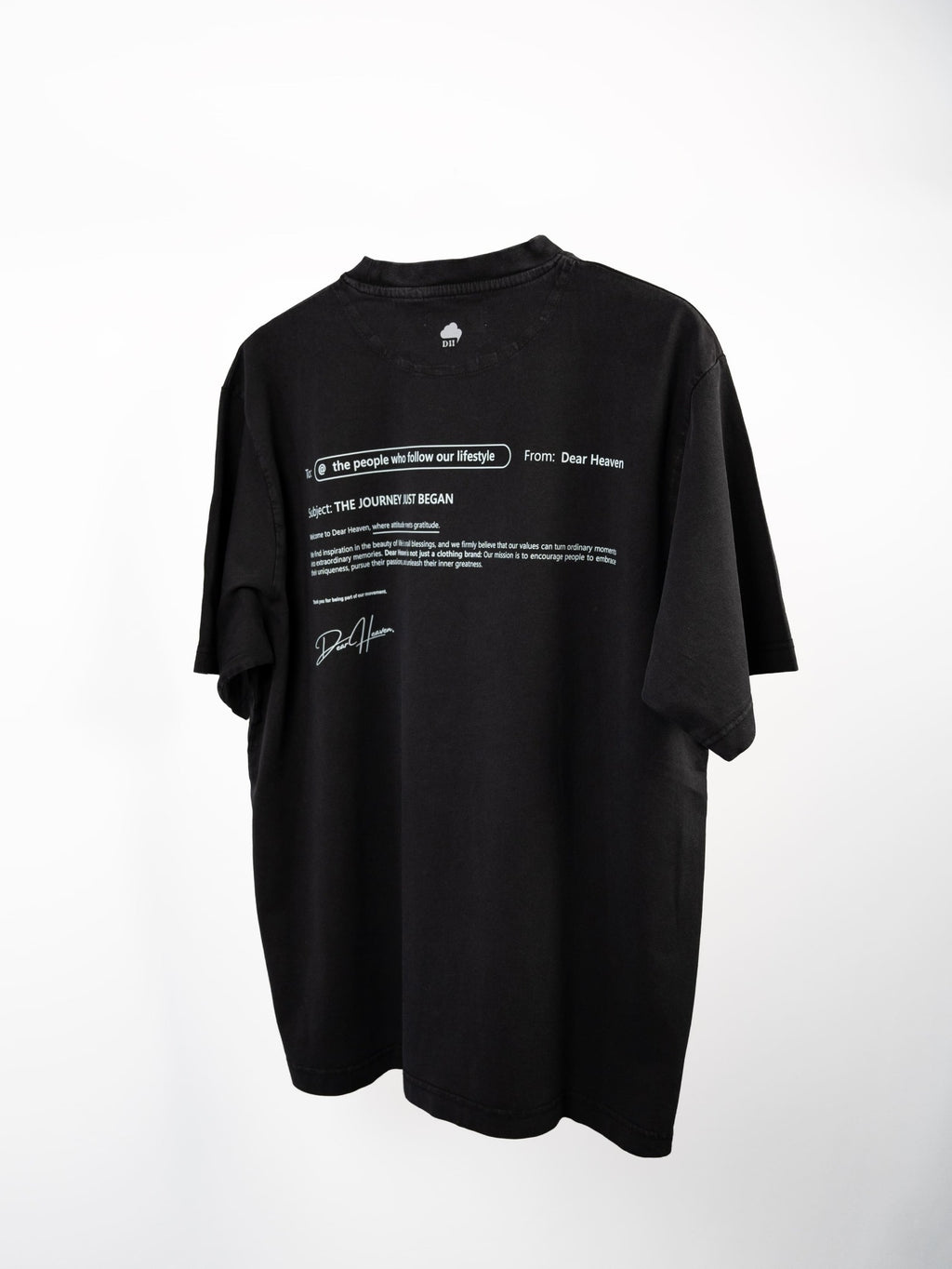 THE JOURNEY JUST BEGAN DARK T-SHIRT