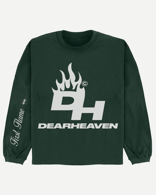 FIRST FLAME GREEN LONG SLEEVE