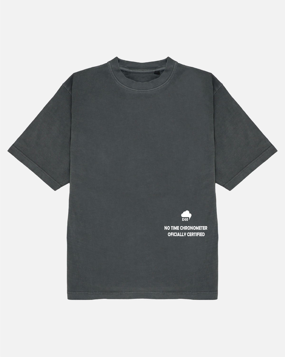 CAMISETA TAKE YOUR TIME GRIS