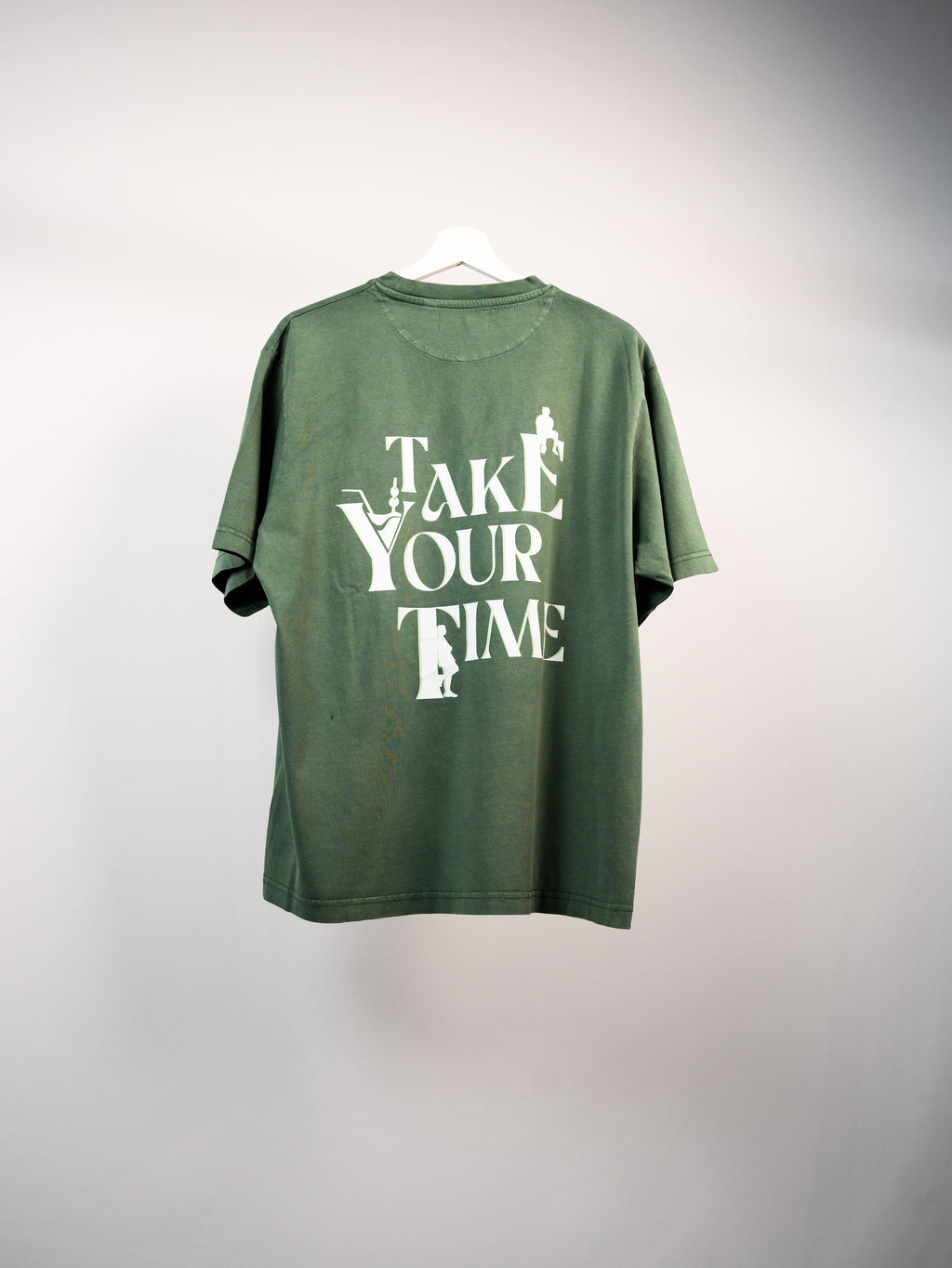 TAKE YOUR TIME GREEN T-SHIRT