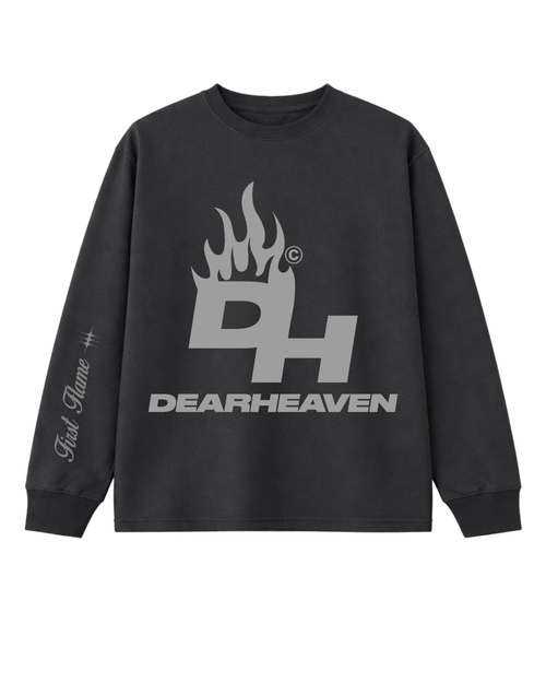 CAMISETA MANGA LARGA FIRST FLAME GRIS